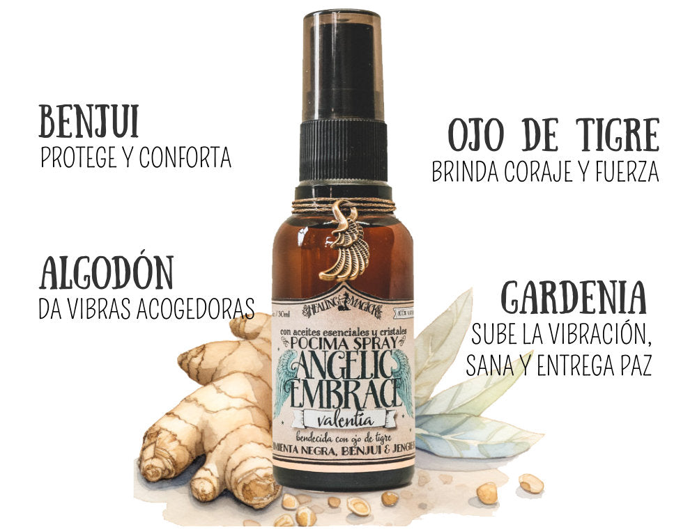 *Abrazo Angélico* Pócima de la Valentía