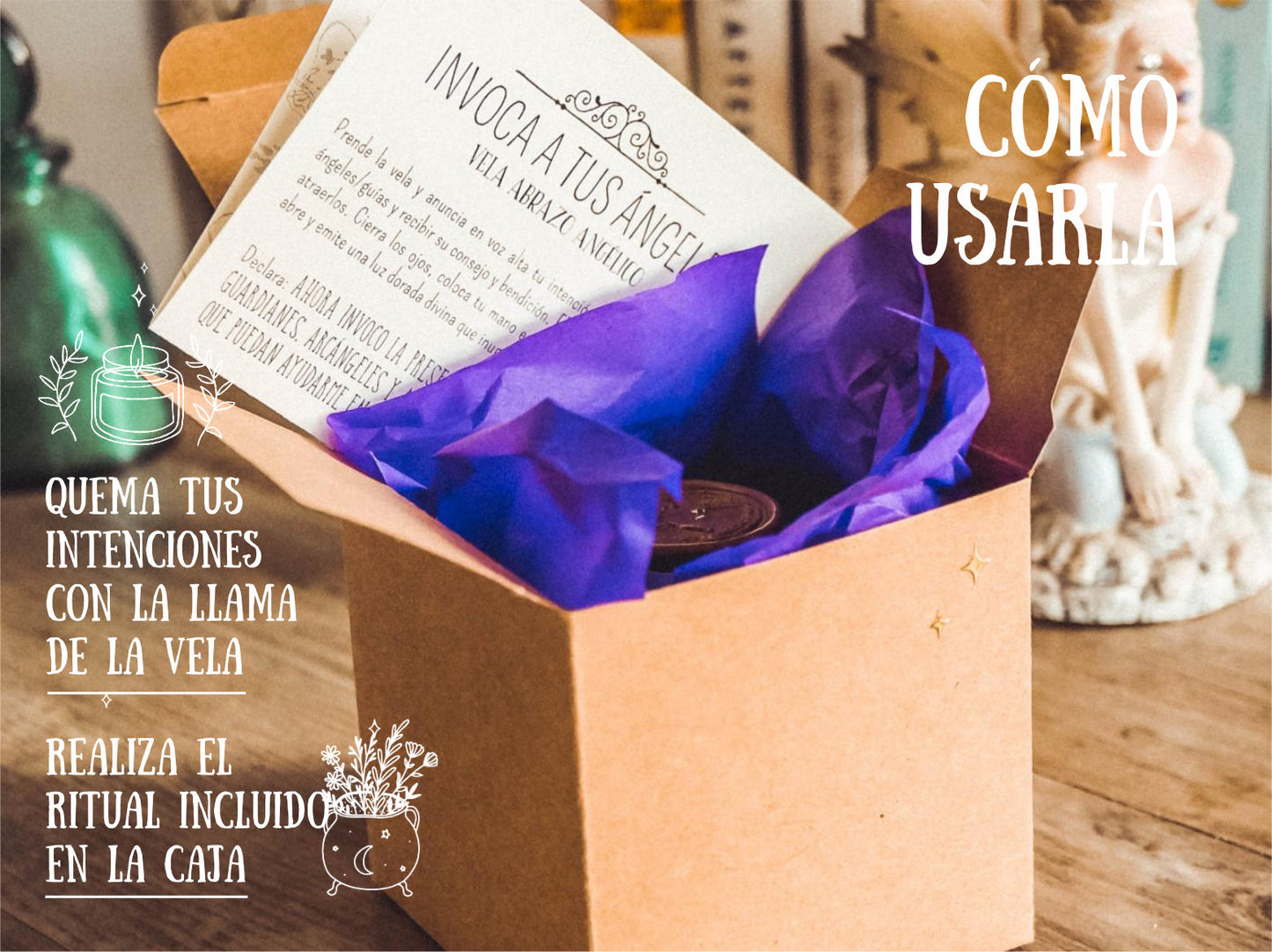 *Abrazo Angélico* Vela Conexión Angelical