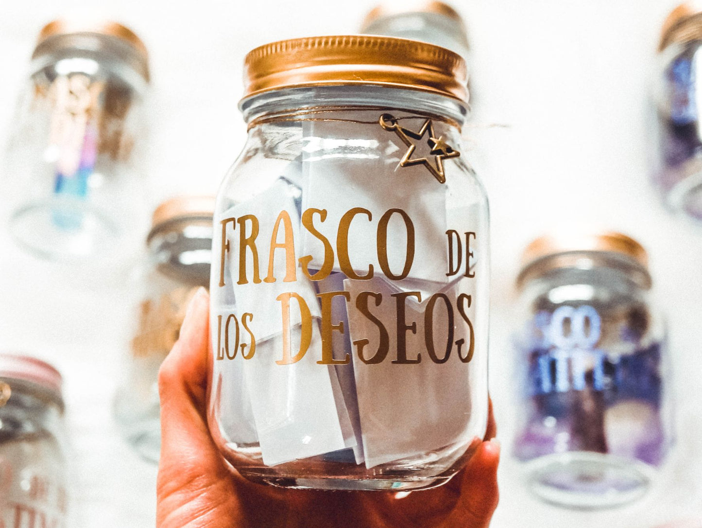 Frasco de los Deseos - Cuarzo Arcoiris