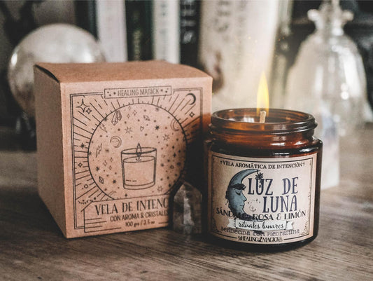 *Luz de Luna* Vela Rituales Lunares