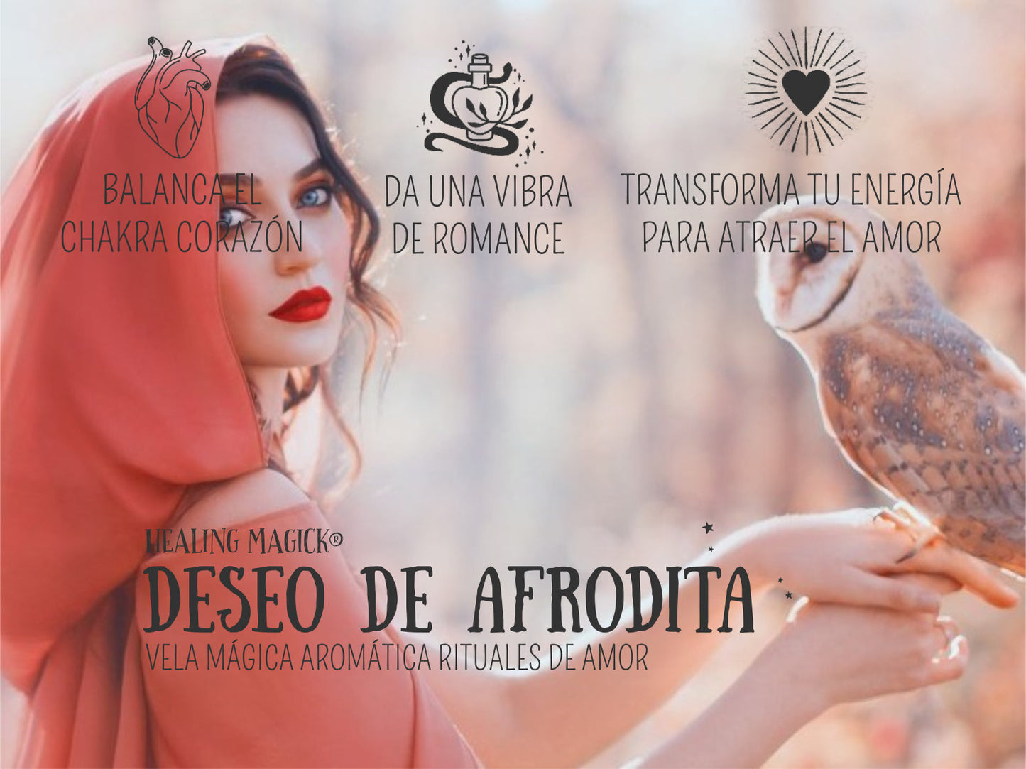 *Deseo de Afrodita* Vela del Amor