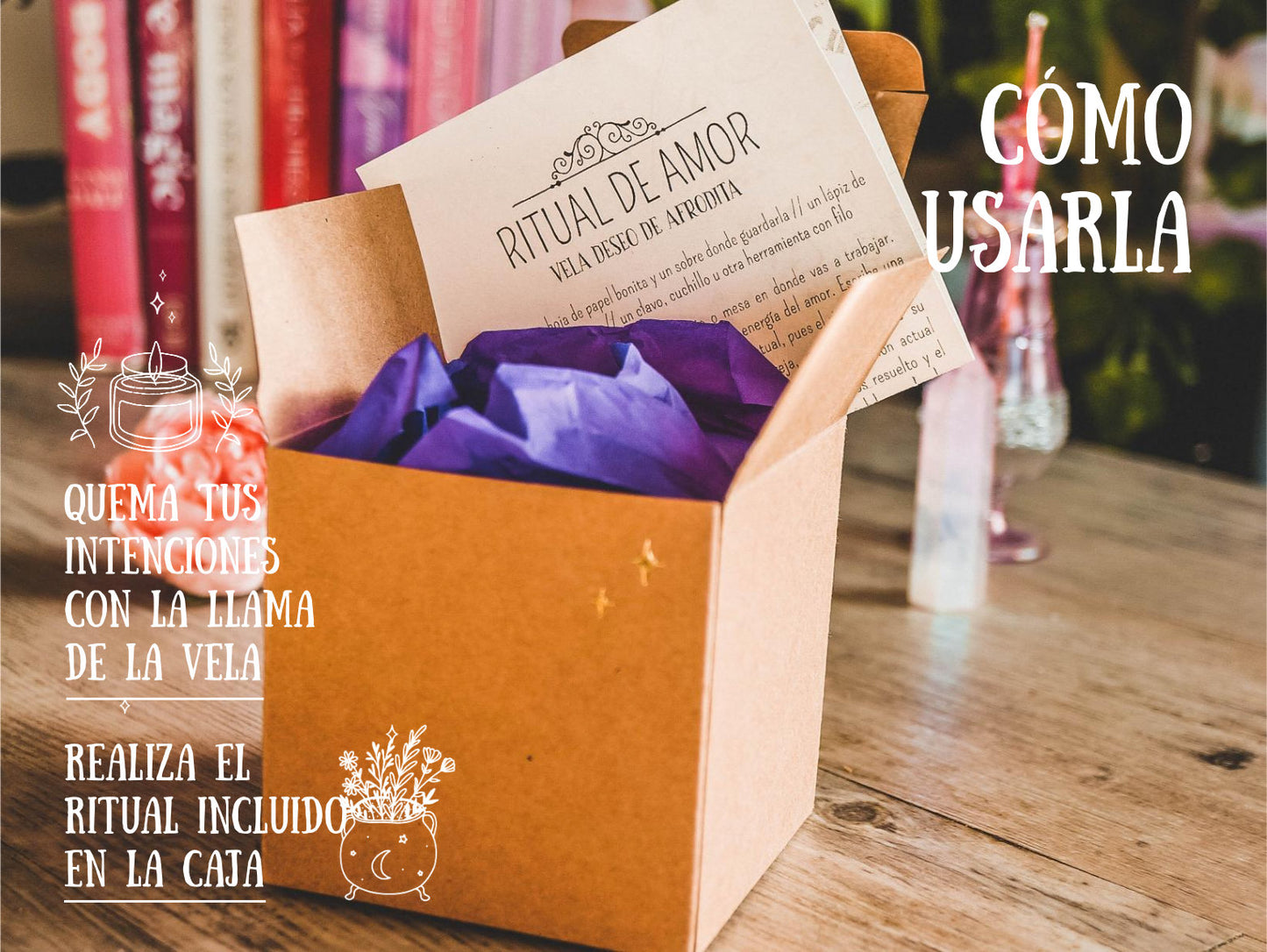 *Deseo de Afrodita* Vela del Amor