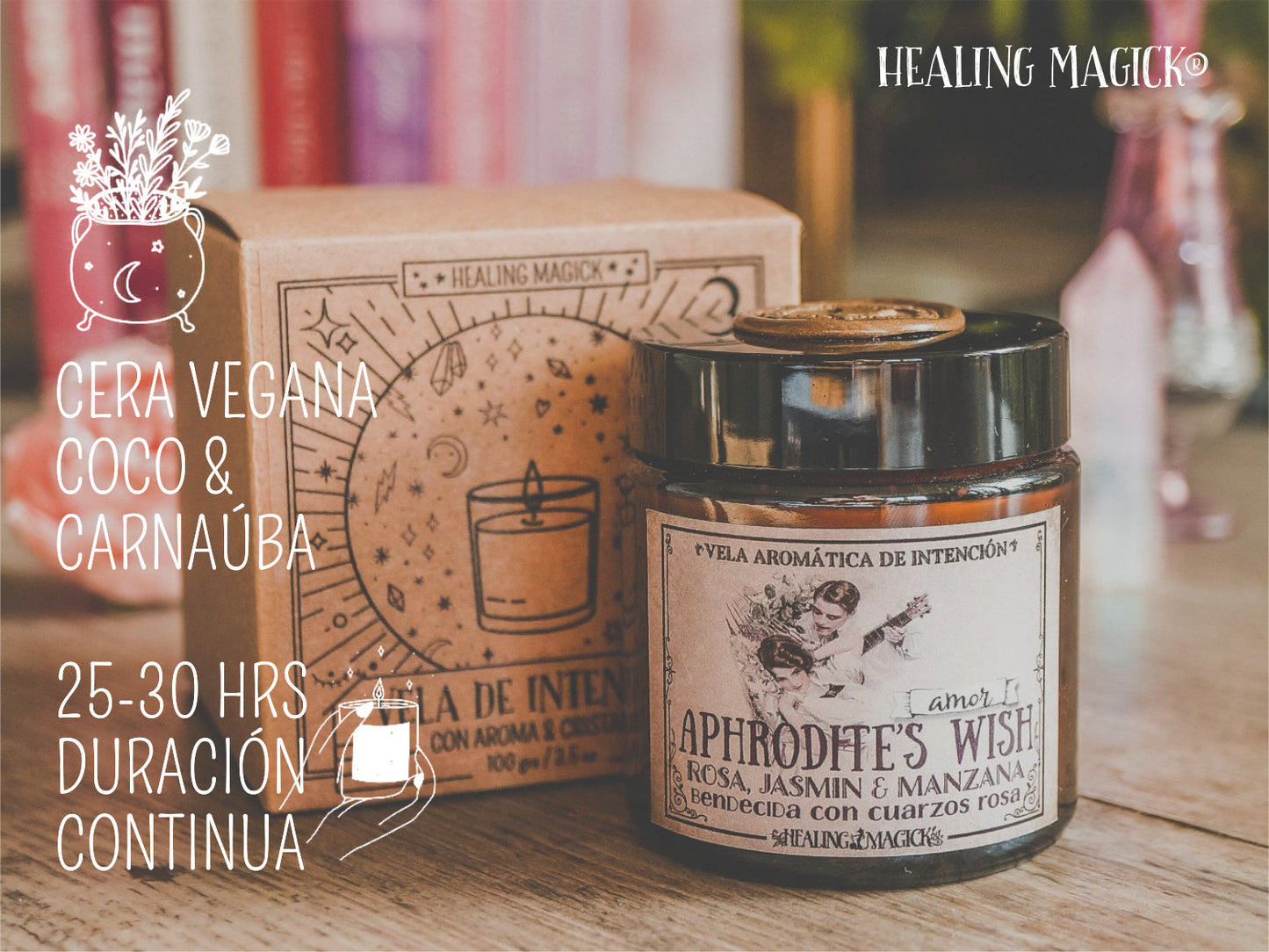 *Deseo de Afrodita* Vela del Amor