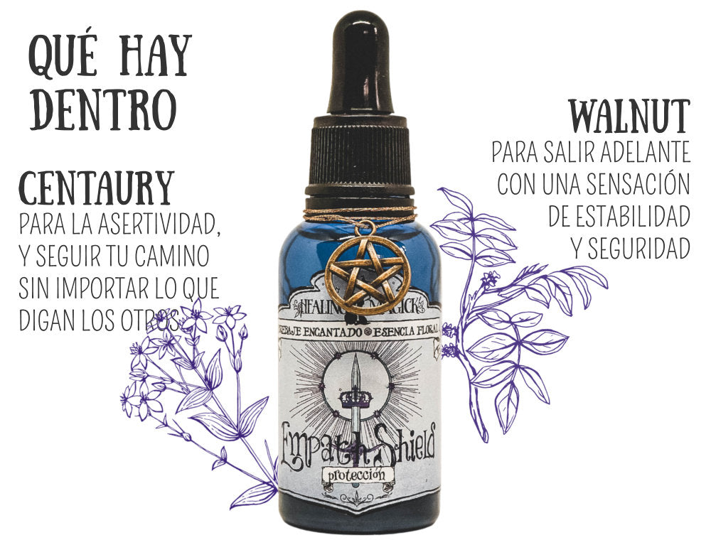 *Escudo Empático* Brebaje Floral para la Protección Energética