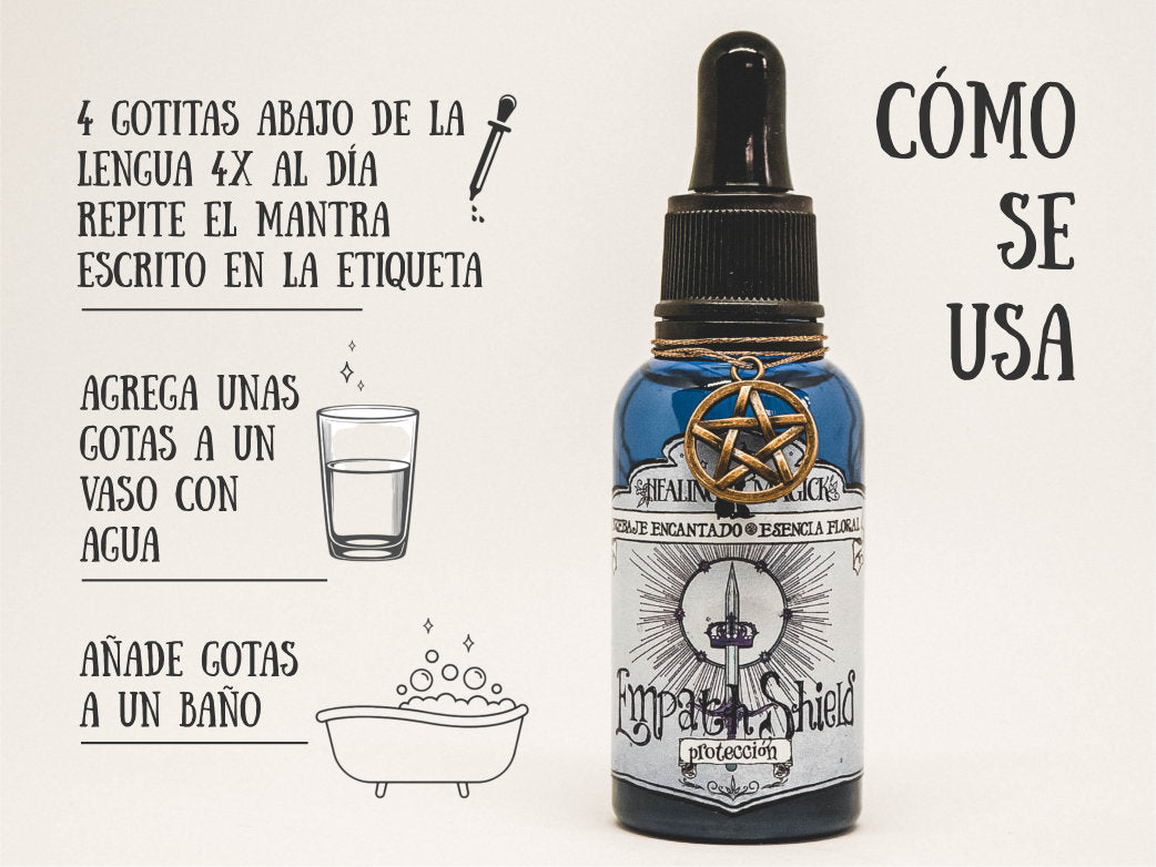 *Escudo Empático* Brebaje Floral para la Protección Energética