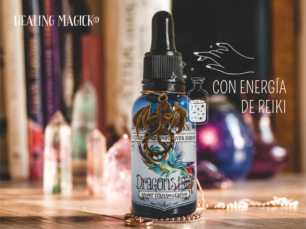 *La Guarida del Dragón* Brebaje Floral manejo de la Ira - 30ml/1 fl.oz