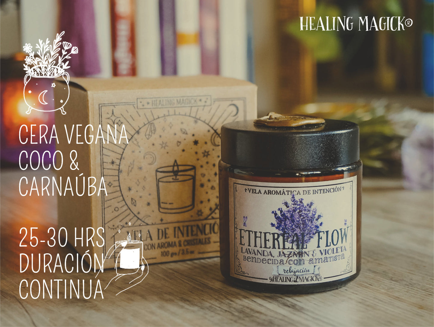*Flujo Etéreo* Vela de la Calma