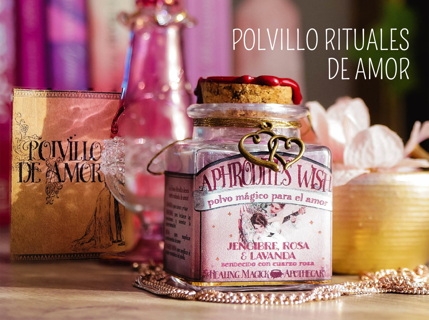 *Deseo de Afrodita* Polvillo de Rituales para el Amor