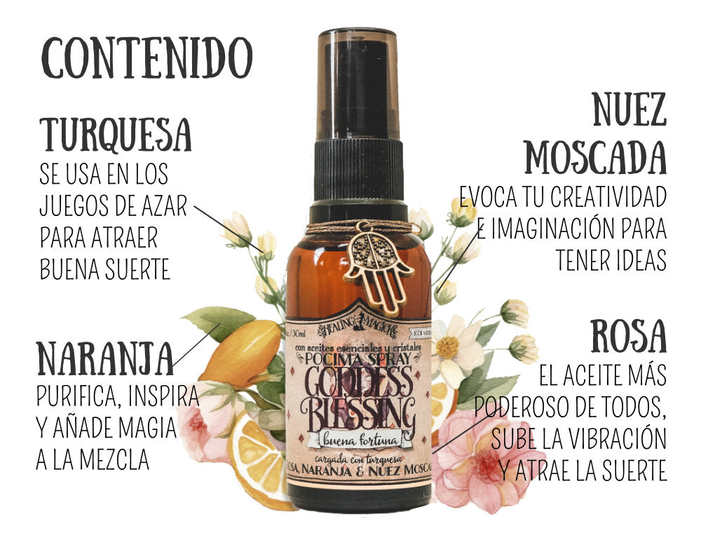 *Bendición de la Diosa* Pócima Abrecaminos