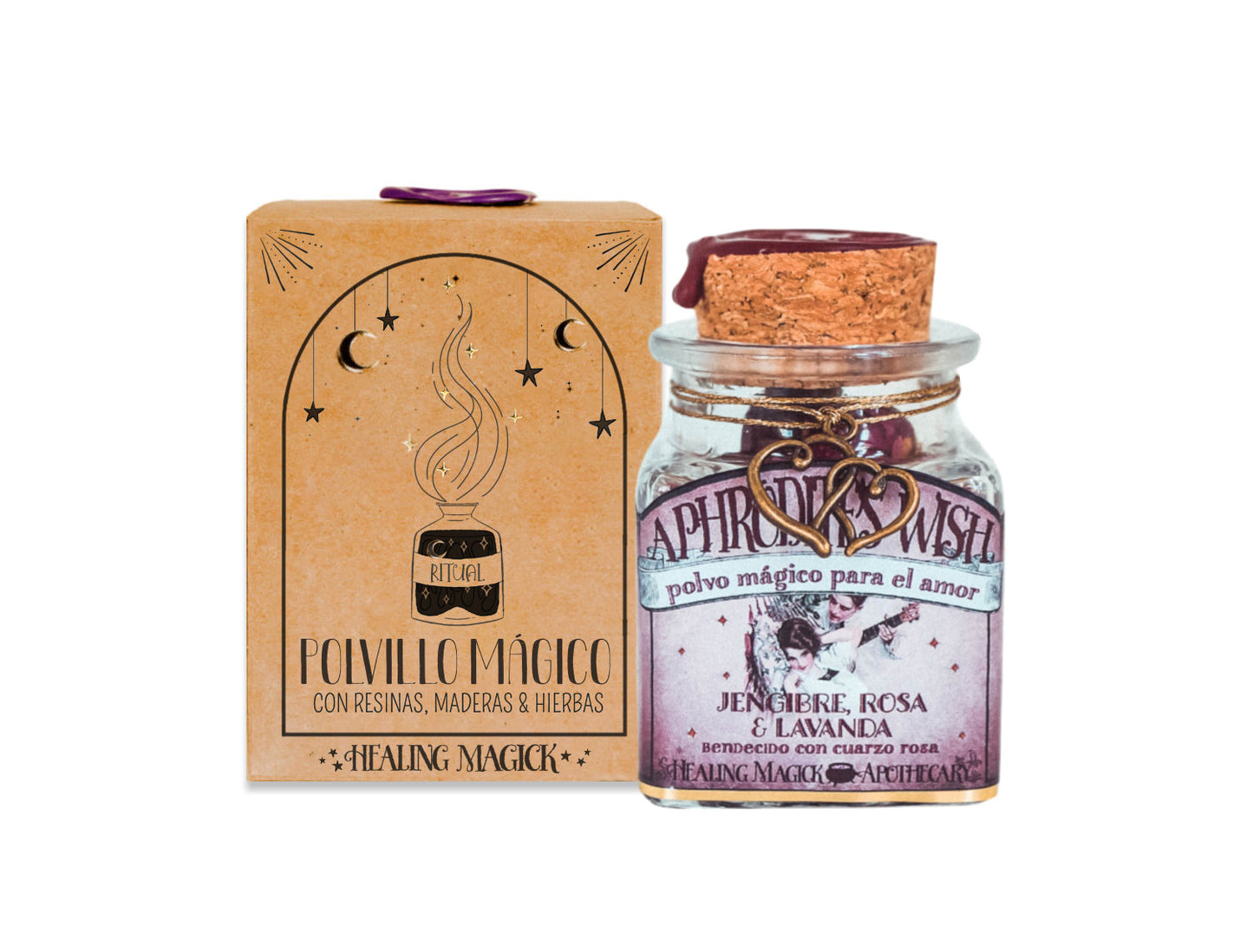 *Deseo de Afrodita* Polvillo de Rituales para el Amor