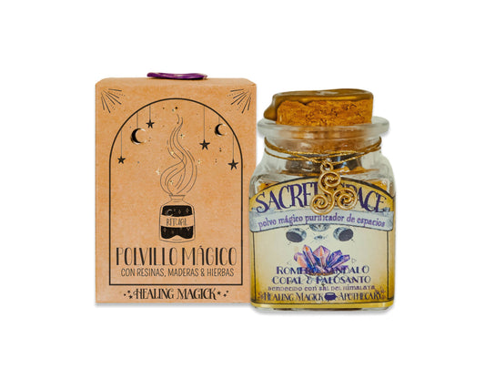 *Refugio Sagrado* Polvillo Sahumerio Purificador de Espacios