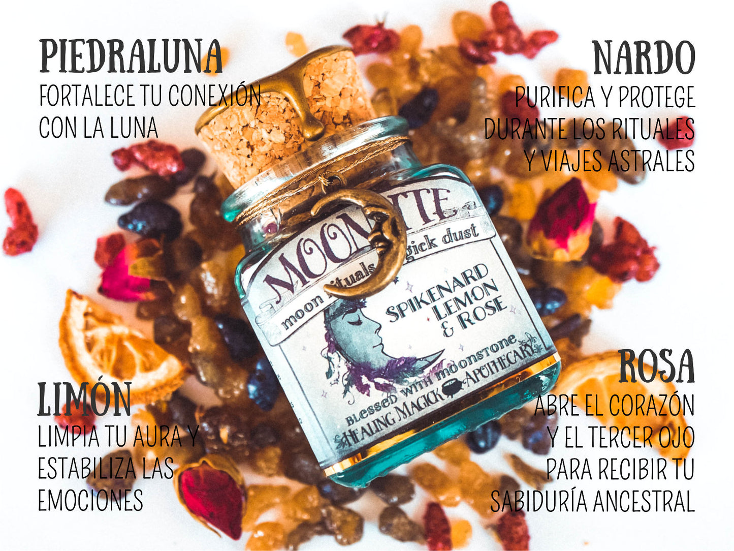 *Luz de Luna* Polvo Mágico para la Conexión Lunar