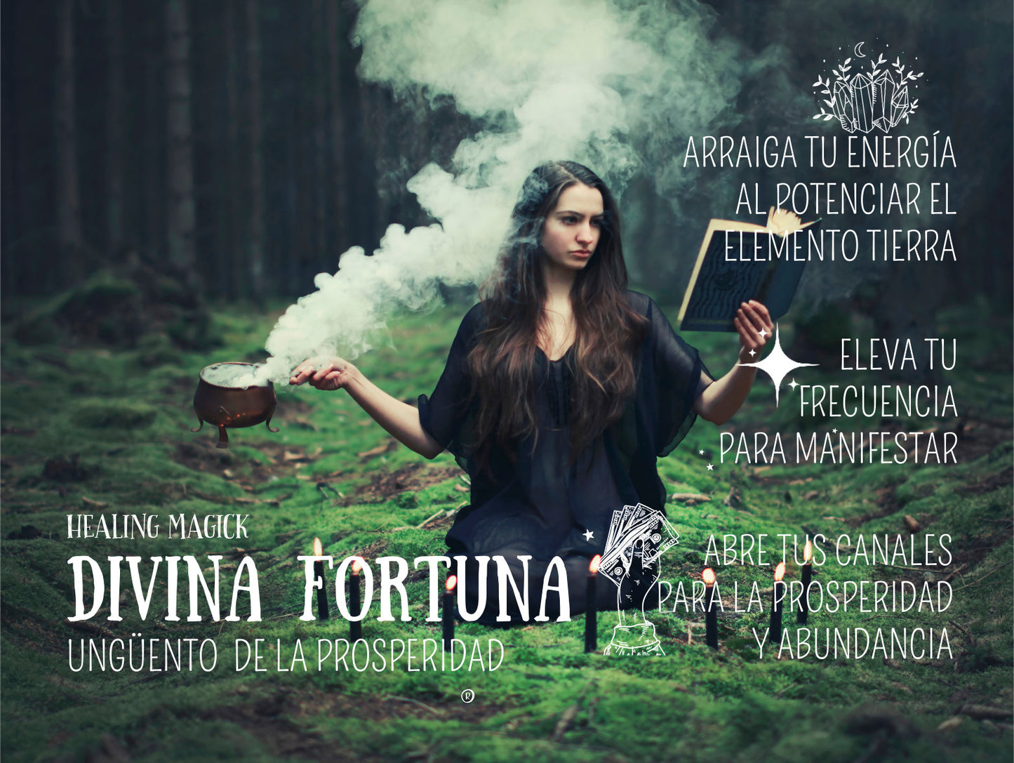 *Divina Fortuna* Ungüento para atraer Prosperidad