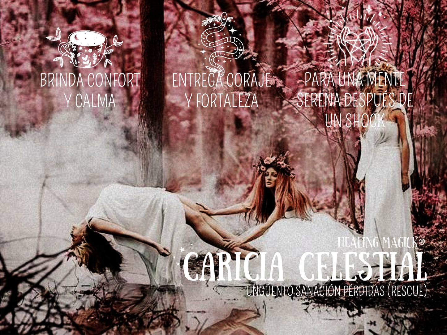 *Caricia Celestial* Ungüento para Sanación de Duelo/Pérdidas
