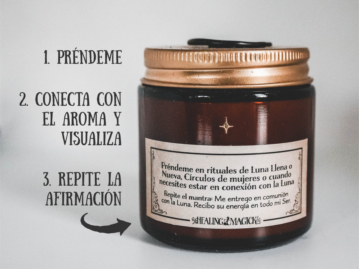 *Luz de Luna* Vela Rituales Lunares