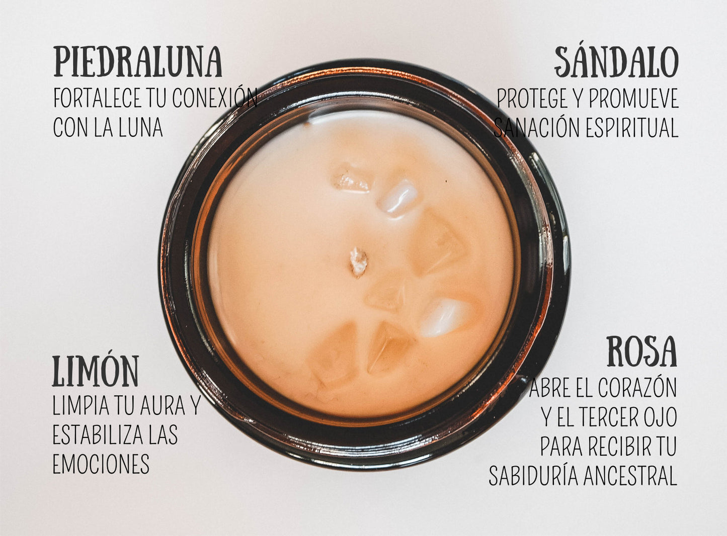 *Luz de Luna* Vela Rituales Lunares