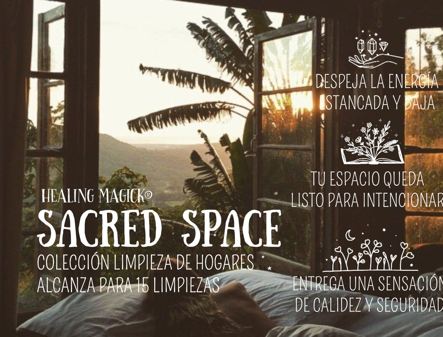 *Refugio Sagrado* Set Limpieza de Hogar Witchy Box ~ hasta 15 limpiezas