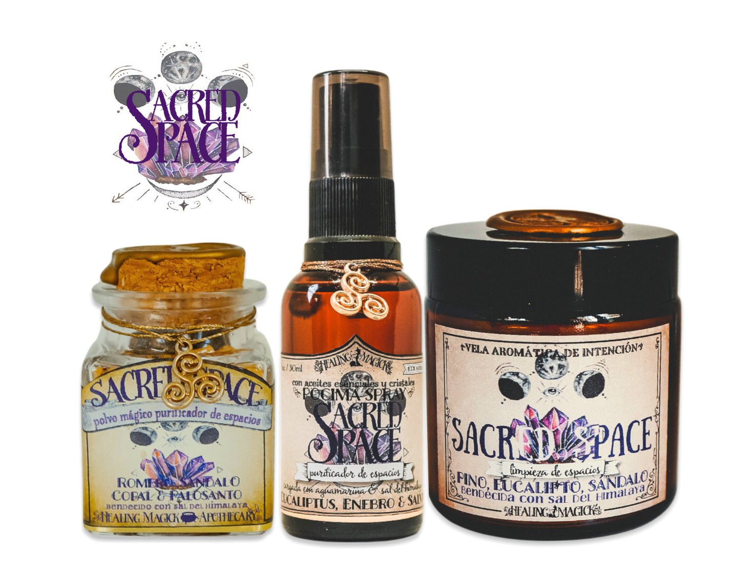 *Refugio Sagrado* Set Limpieza de Hogar Witchy Box ~ hasta 15 limpiezas