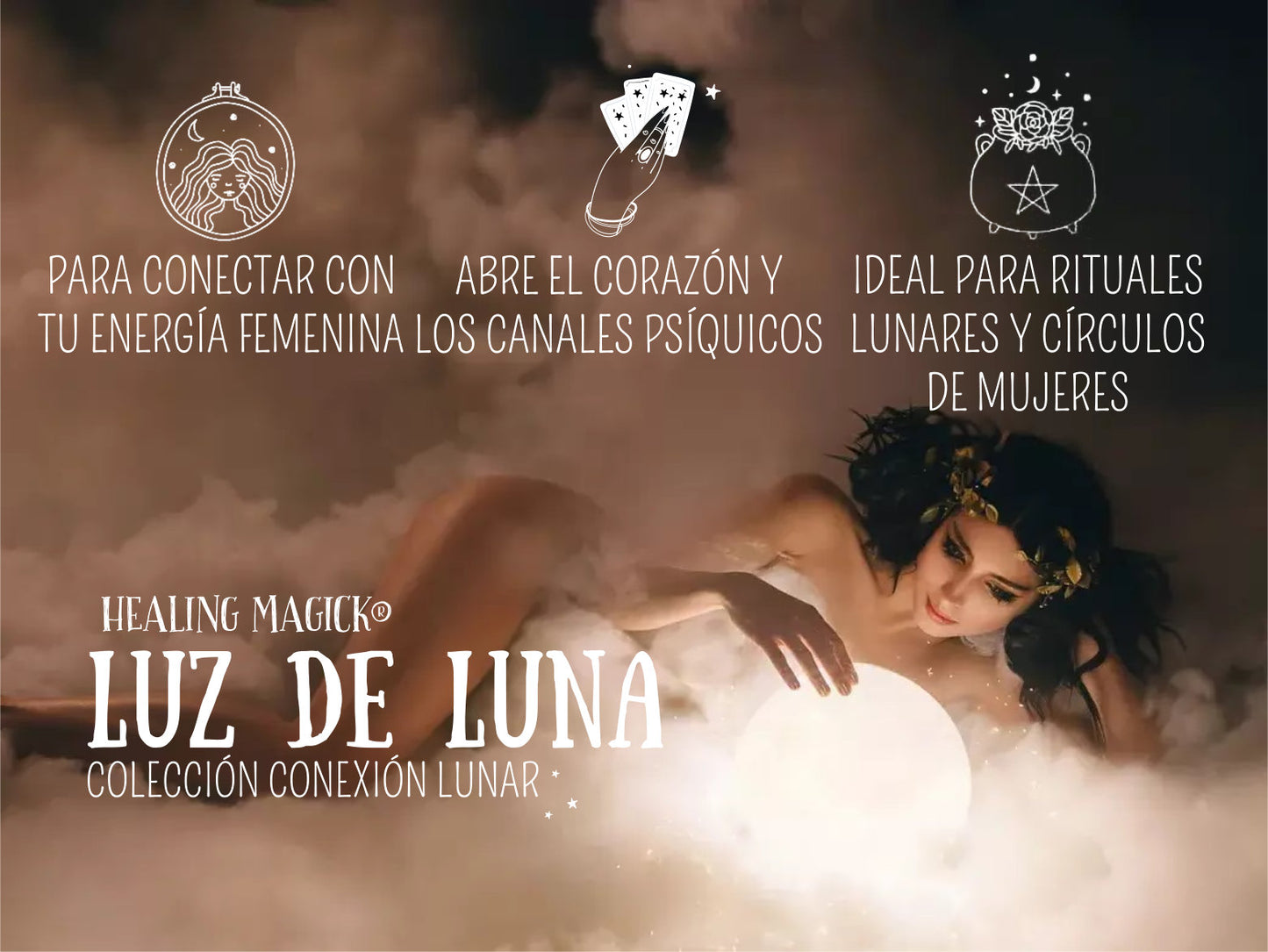 *Luz de Luna* Set Conexión Lunar ~Witchy box~ Rituales de todo tipo