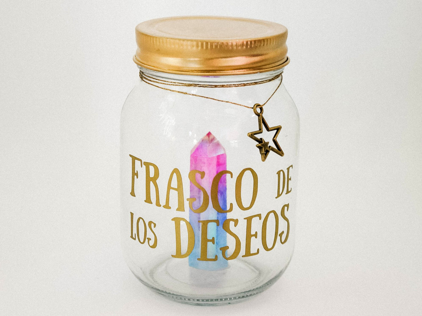 Frasco de los Deseos - Cuarzo Arcoiris