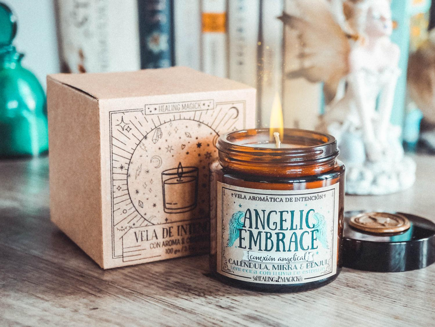 *Abrazo Angélico* Vela Conexión Angelical