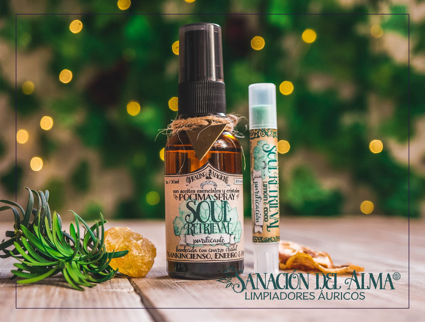 *Sanación del Alma* Pócima Spray Limpiadora del Aura (1oz - 30ml)