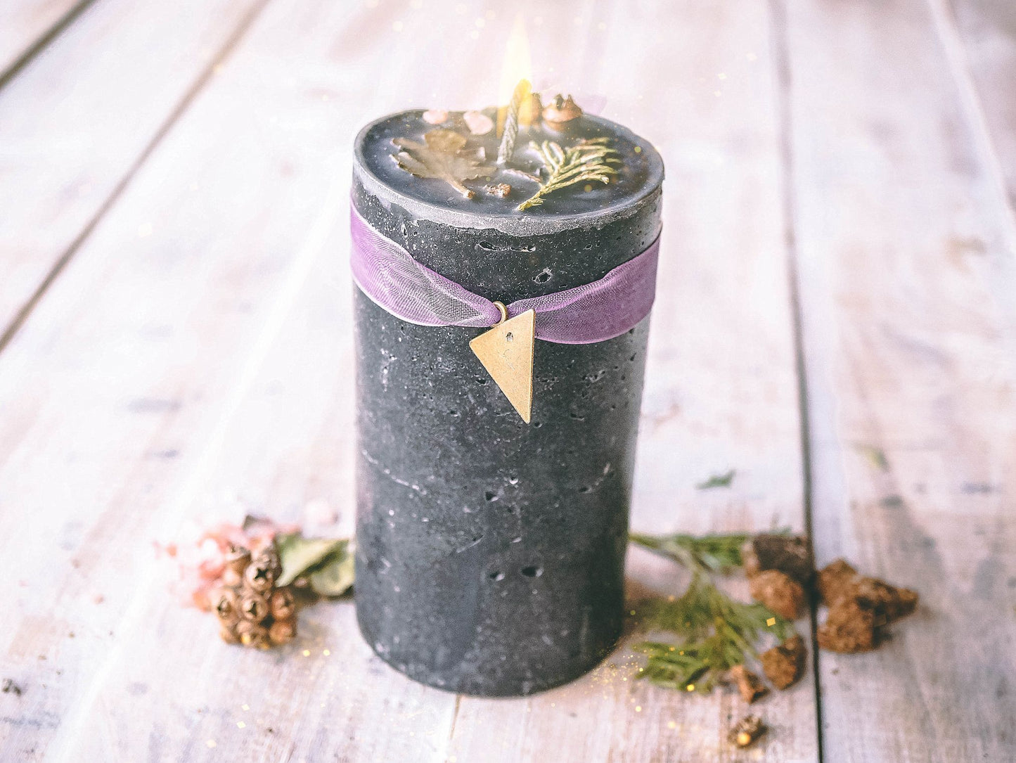 *Refugio Sagrado* Vela Purificadora de Espacios