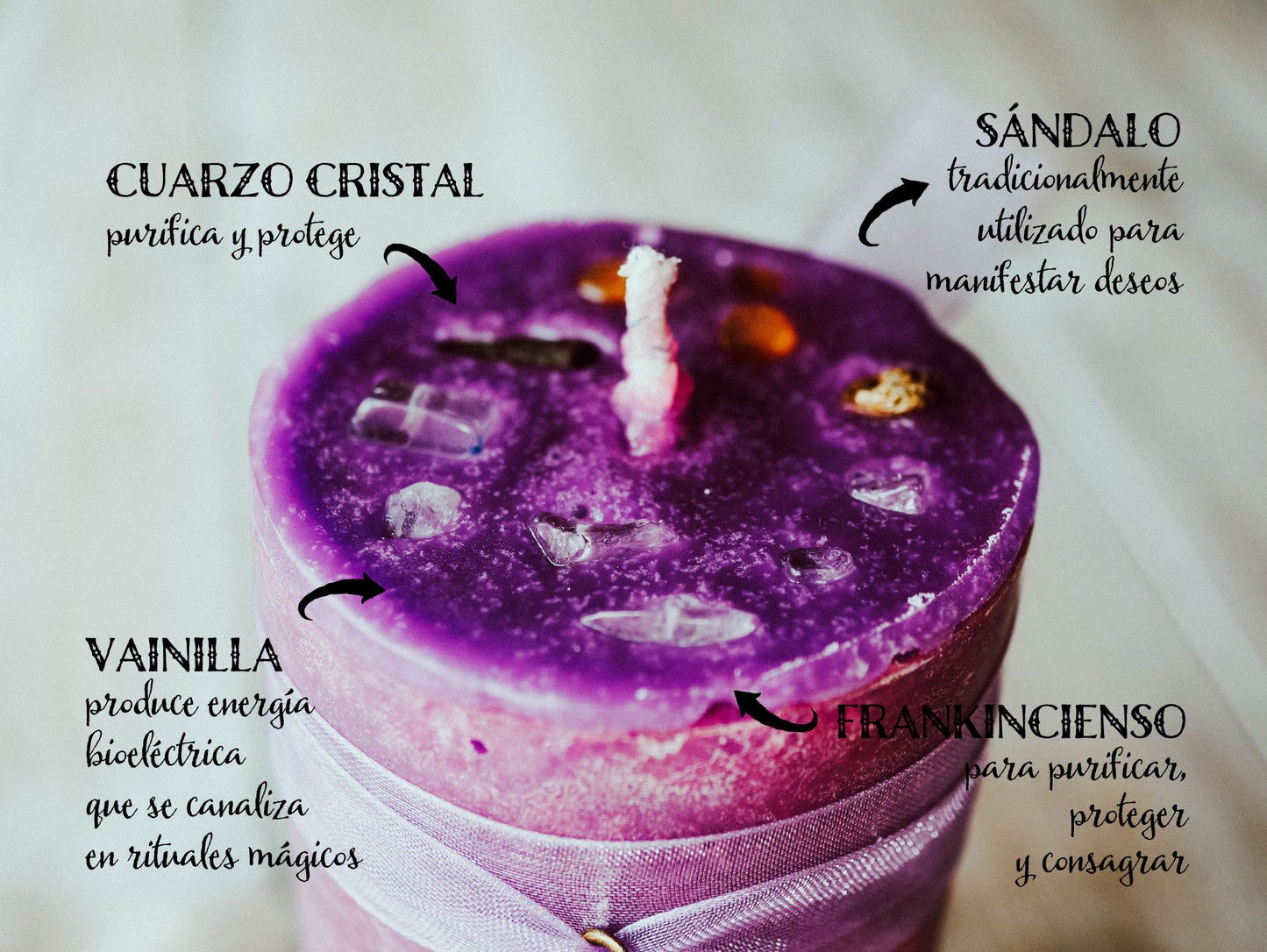 *Varita Mágica* Vela de los Deseos / de la Bruja