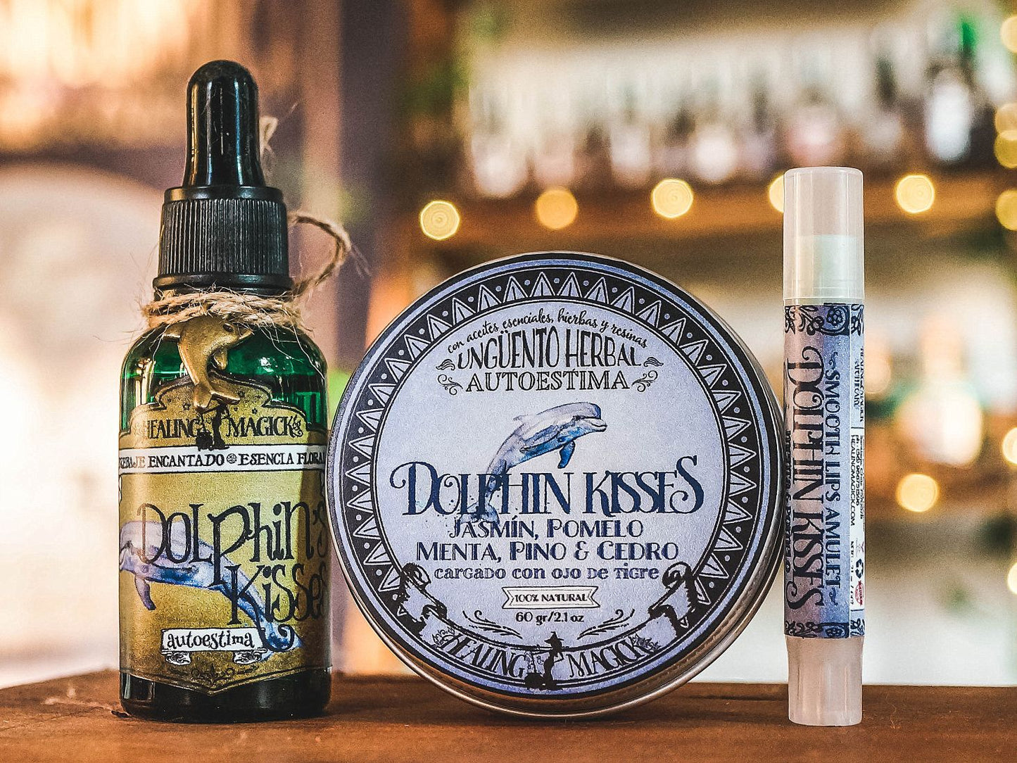 *Besos de Delfín* Varita Labial de Aromaterapia para la Confianza en ti mism@