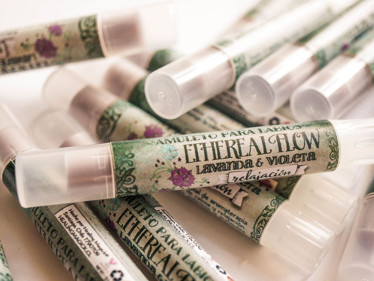 *Flujo Etéreo* Varita Labial de Aromaterapia Relajante