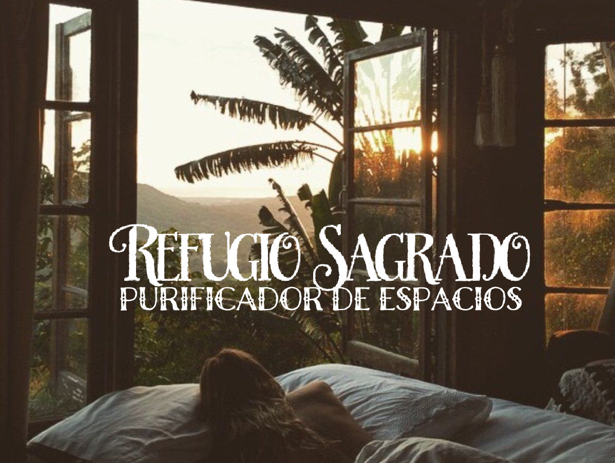 *Refugio Sagrado* Vela Purificadora de Espacios