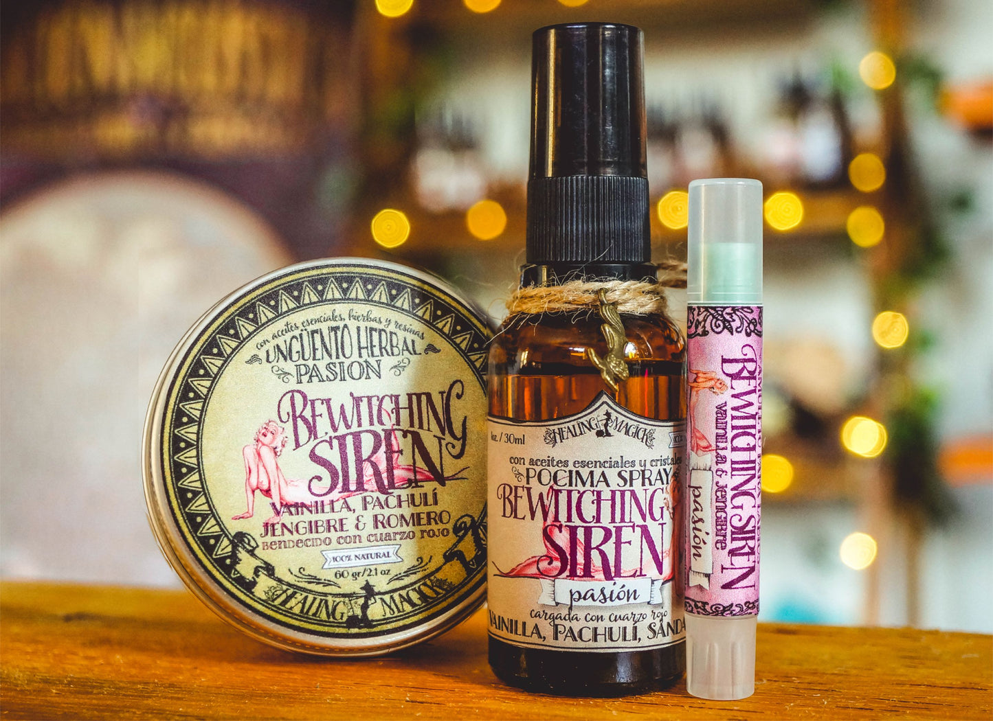 *Sirena Hechicera* Varita Labial de Aromaterapia para el Deseo