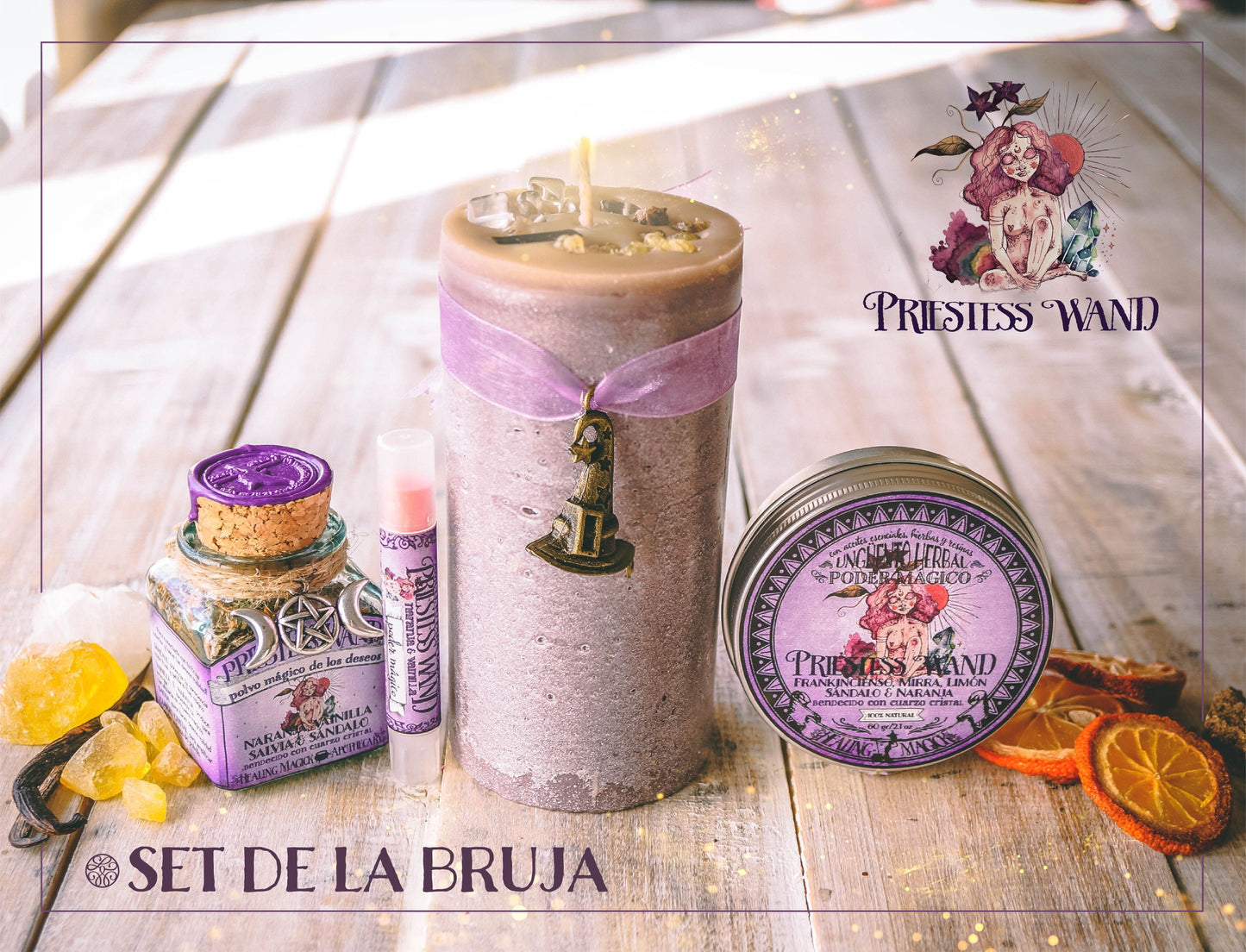 *Varita Mágica* Vela de los Deseos / de la Bruja