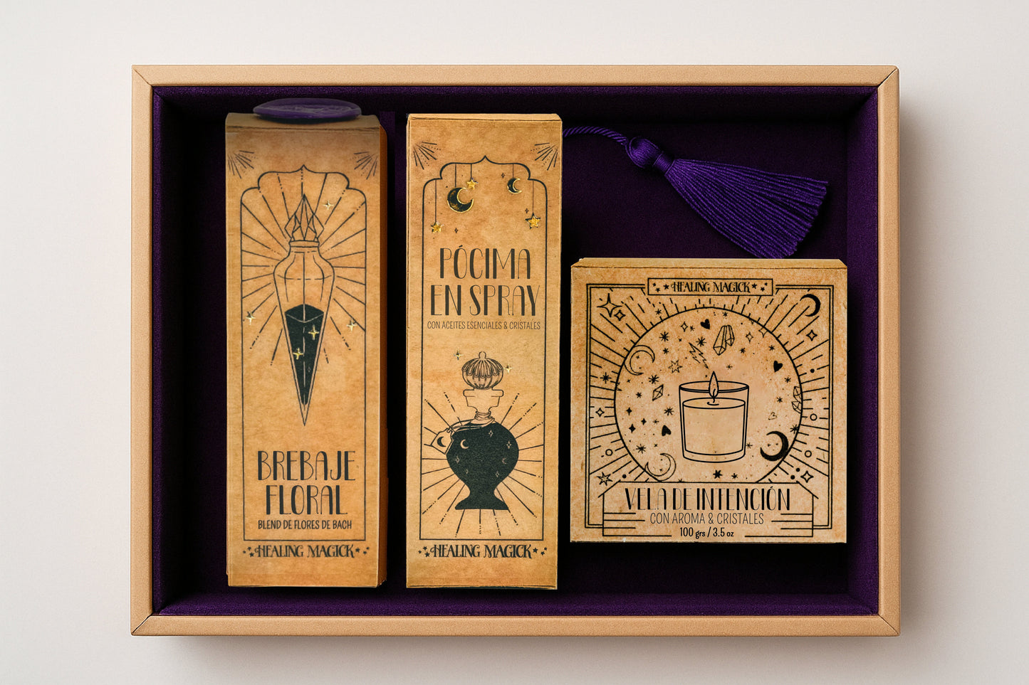 *Flujo Etéreo* -Set Relajación y Calma- Witchy Box