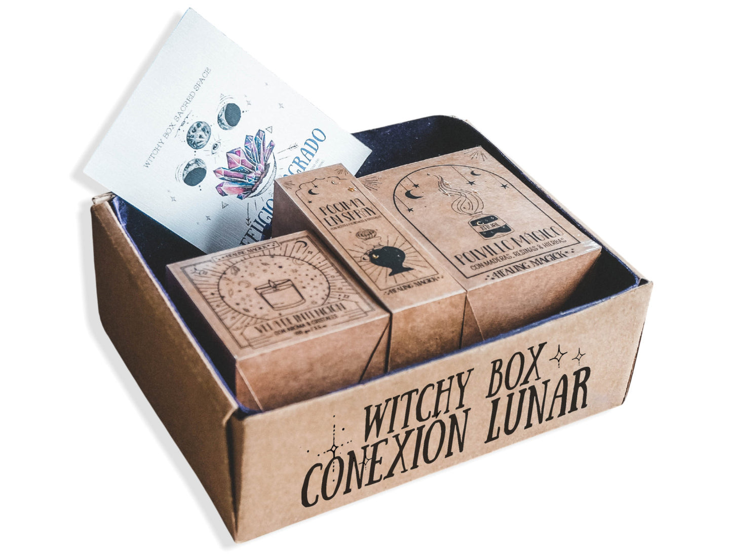 *Luz de Luna* Set Conexión Lunar ~Witchy box~ Rituales de todo tipo