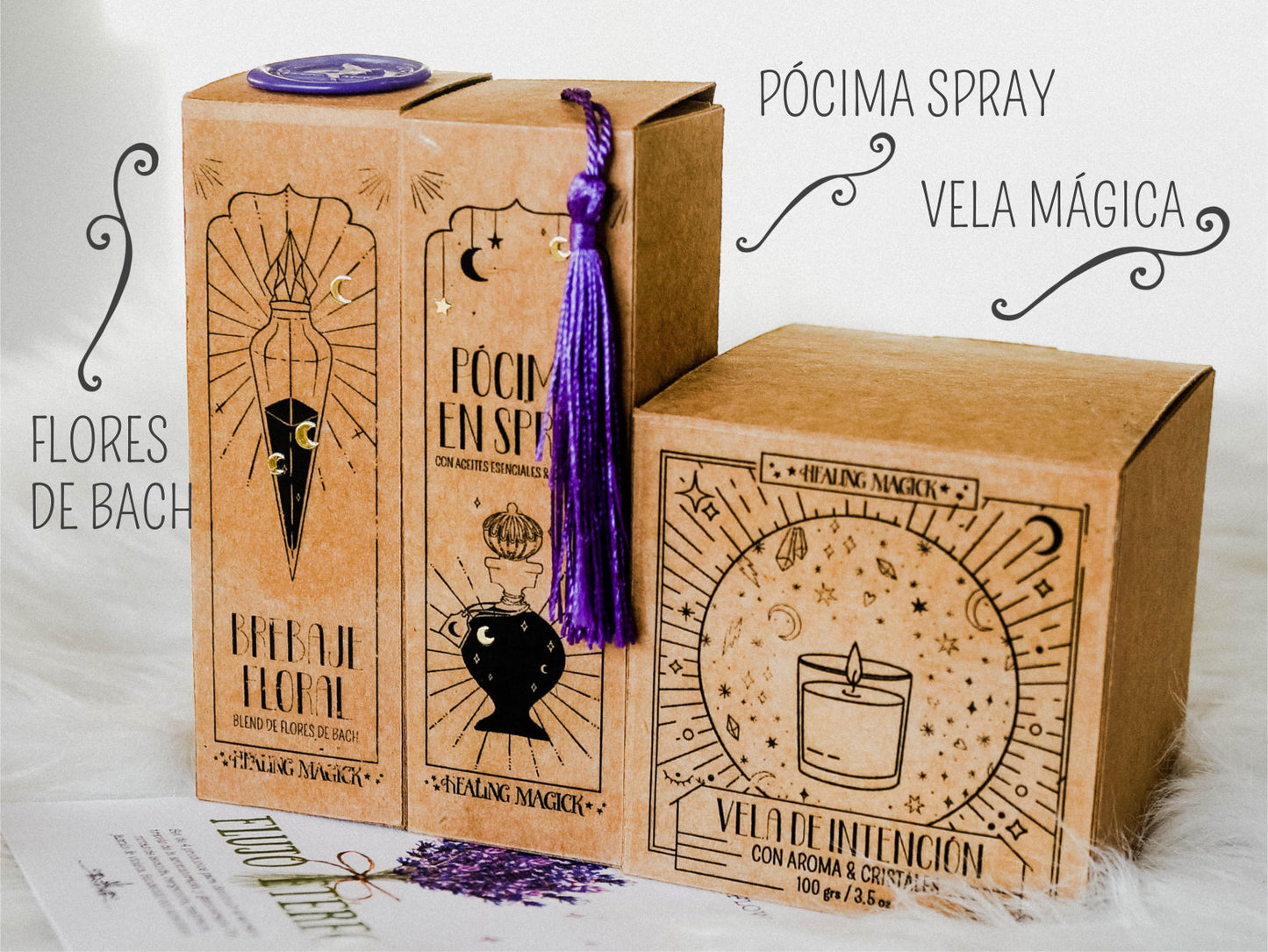 *Flujo Etéreo* -Set Relajación y Calma- Witchy Box
