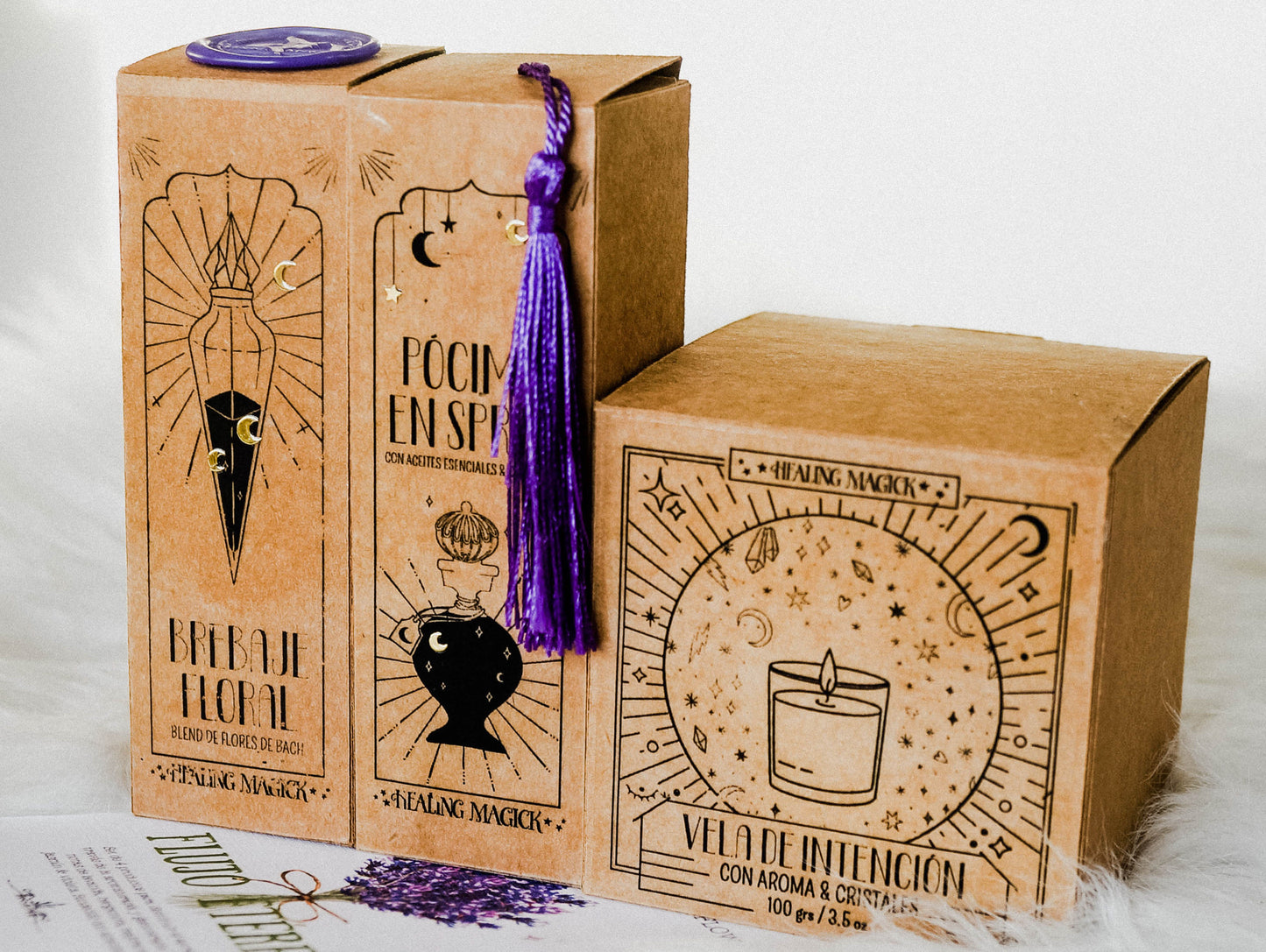 *Flujo Etéreo* -Set Relajación y Calma- Witchy Box