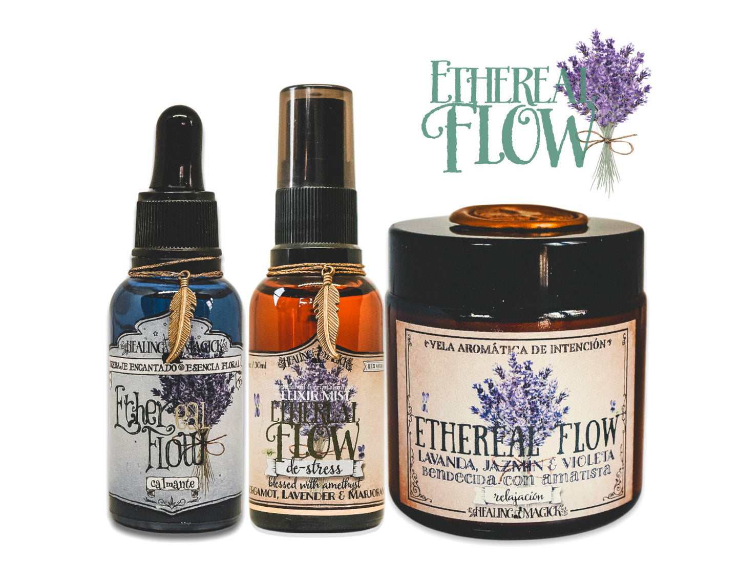 *Flujo Etéreo* -Set Relajación y Calma- Witchy Box